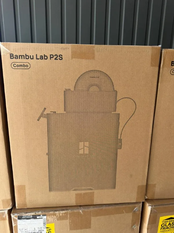 Bambu Lab P2S Combo у заводській коробці, нова європейська версія
